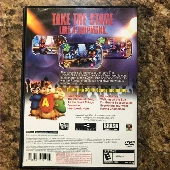 Alvin & the Chipmunks on PS2 - Picture 3 of 3